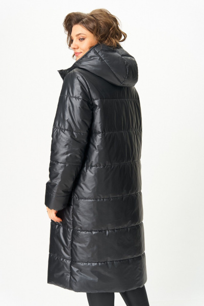 Пальто ANASTASIA MAK 1026 черный - фото 14