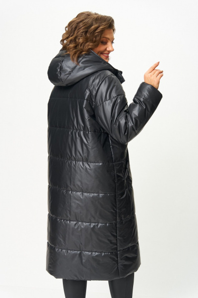 Пальто ANASTASIA MAK 1026 черный - фото 13