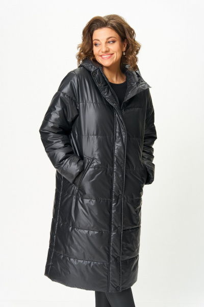 Пальто ANASTASIA MAK 1026 черный - фото 12