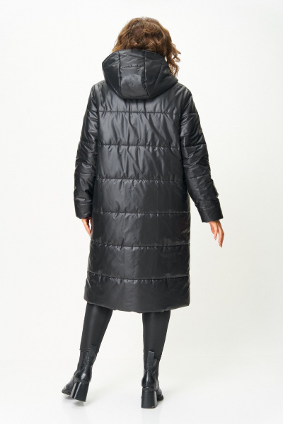 Пальто ANASTASIA MAK 1026 черный - фото 11