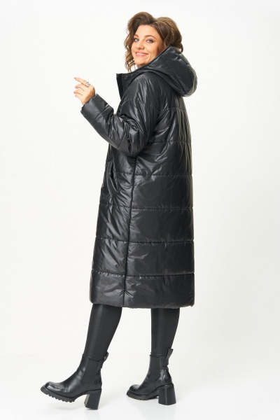 Пальто ANASTASIA MAK 1026 черный - фото 10