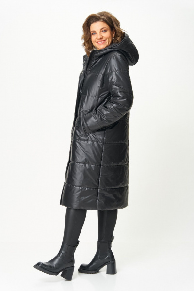 Пальто ANASTASIA MAK 1026 черный - фото 9