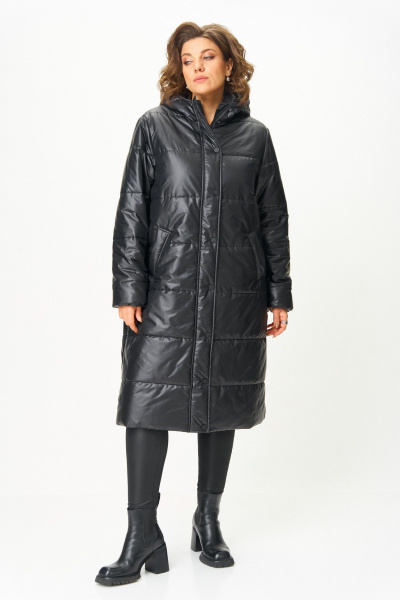 Пальто ANASTASIA MAK 1026 черный - фото 2