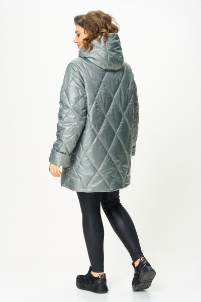 Полупальто ANASTASIA MAK 1055-1 мох - фото 8