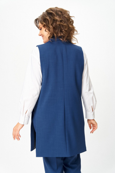 Брюки, жилет ANASTASIA MAK 1211 синий - фото 13