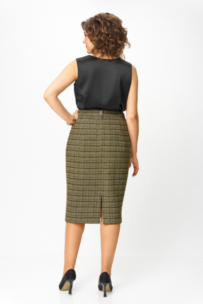 Жакет, юбка ANASTASIA MAK 1214а зеленый - фото 12