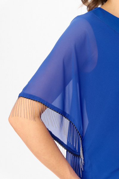 Платье ANASTASIA MAK 1293 василек - фото 14