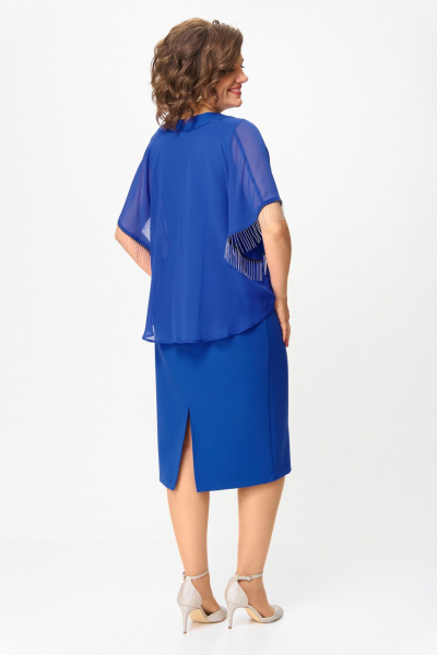 Платье ANASTASIA MAK 1293 василек - фото 10