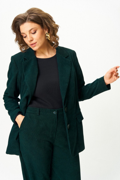 Блейзер ANASTASIA MAK 1304 зеленый - фото 11