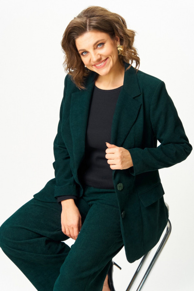 Блейзер ANASTASIA MAK 1304 зеленый - фото 4