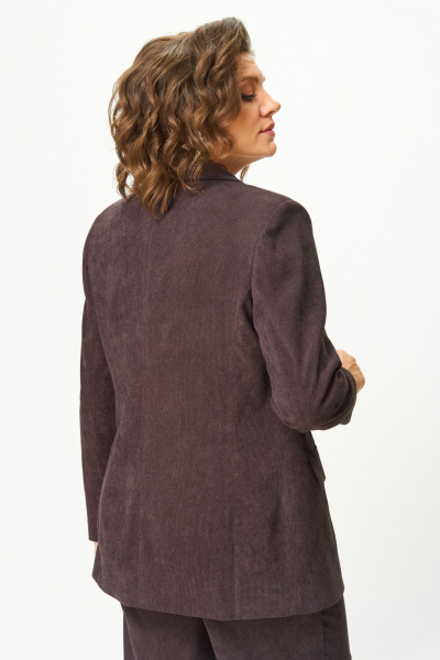 Блейзер ANASTASIA MAK 1304 коричневый - фото 7