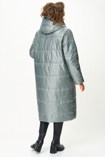 Пальто ANASTASIA MAK 3011 мох - фото 8