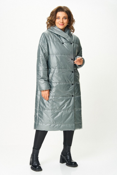 Пальто ANASTASIA MAK 3011 мох - фото 1