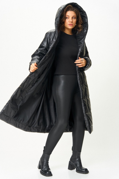 Пальто ANASTASIA MAK 3011 черный - фото 3