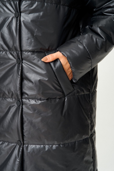 Пальто ANASTASIA MAK 3011 черный - фото 7