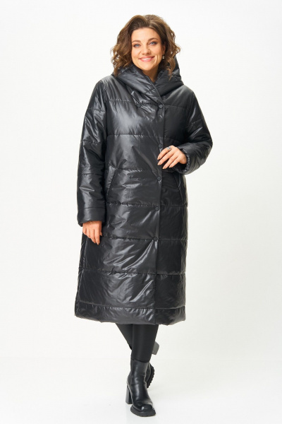 Пальто ANASTASIA MAK 3011 черный - фото 1