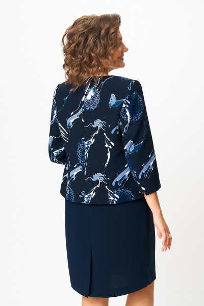 Жакет, платье Zlata 4460 космос_синий - фото 4