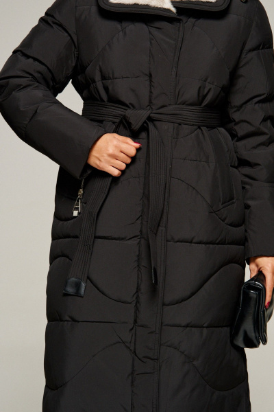 Пальто Beautiful&Free 8012 черный - фото 8