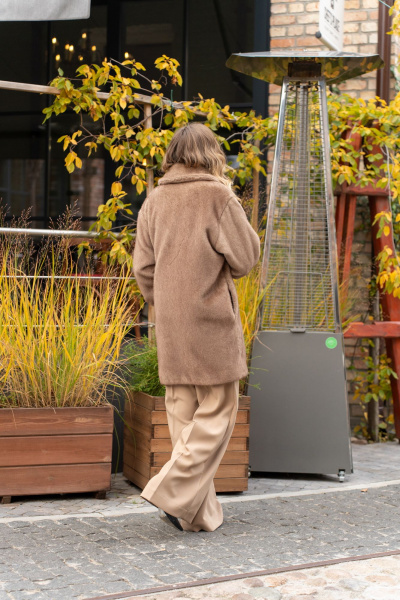 Пальто женское из искусственного меха SILVERSPICE S-2532 норка SILVERSPICE S-2532 норка - фото 7