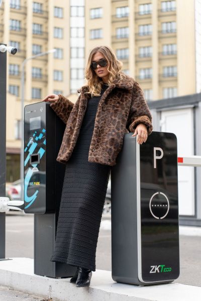 Пальто женское из искусственного меха SILVERSPICE S-2533 леопард SILVERSPICE S-2533 леопард - фото 10