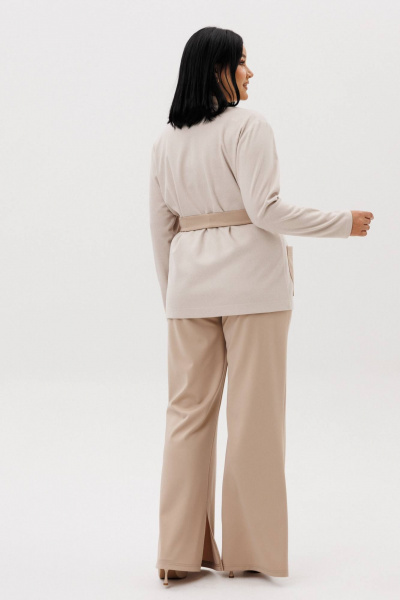 Брюки, жакет Anastasia 1290 капучино - фото 8