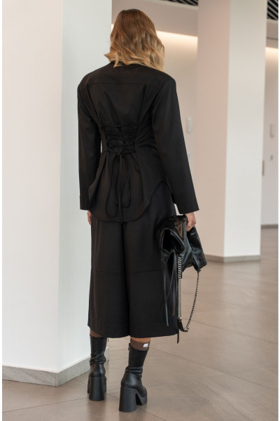 Блуза SILVERSPICE S-7526 черный - фото 6