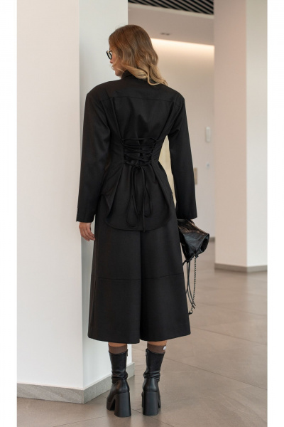 Блуза SILVERSPICE S-7526 черный - фото 5