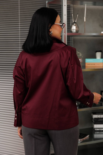 Блуза Anastasia 1204.2 бордо - фото 3