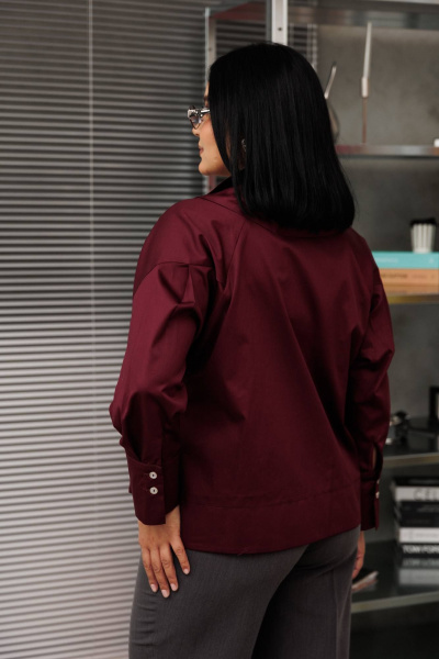Блуза Anastasia 1204.2 бордо - фото 2