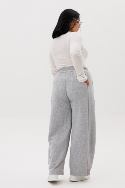 Брюки, жакет Anastasia 1299 серый_меланж - фото 7