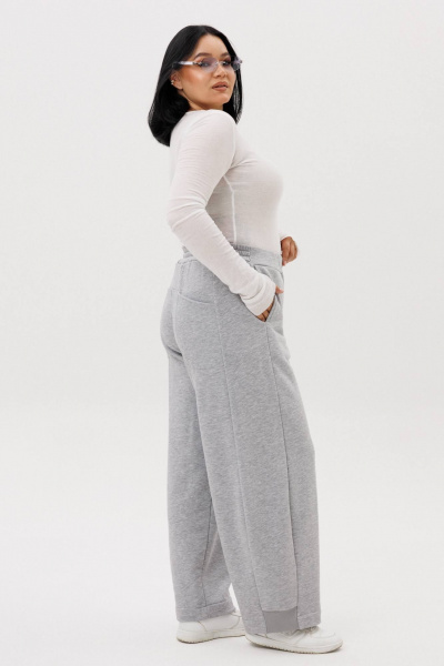 Брюки, жакет Anastasia 1299 серый_меланж - фото 4