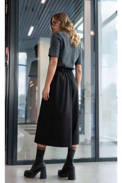 Джемпер SILVERSPICE S-7523 темно-серый - фото 5