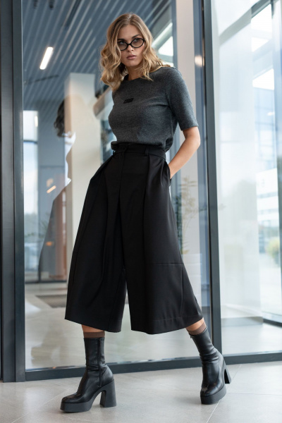 Джемпер SILVERSPICE S-7523 темно-серый - фото 4