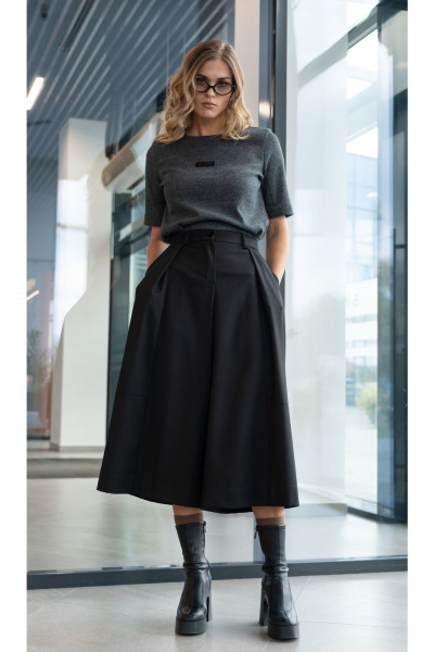 Джемпер SILVERSPICE S-7523 темно-серый - фото 3