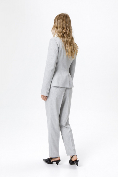 Брюки, жакет PiRS 6227 светло-серый - фото 6