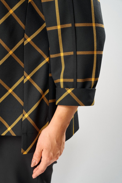 Блуза, брюки Romanovich Style 2-1269 горчица/черный - фото 9