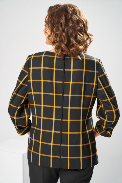Блуза, брюки Romanovich Style 2-1269 горчица/черный - фото 5