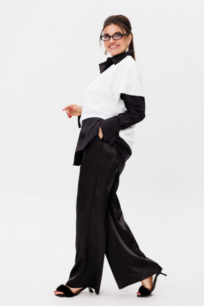 Брюки Anelli 1737 блеск_ночи - фото 7