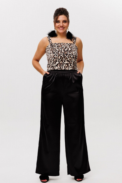 Брюки Anelli 1737 блеск_ночи - фото 5