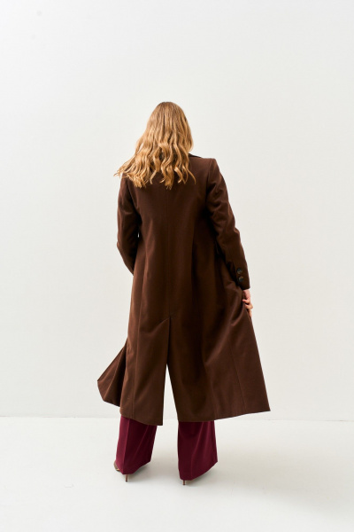 Пальто Mars design 1038 шоколадный - фото 4