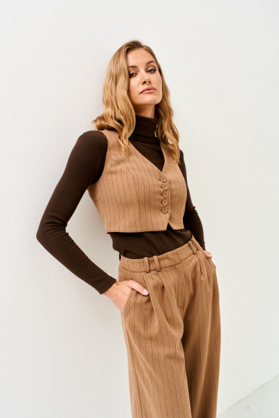 Брюки Mars design 1043 бежевый - фото 7