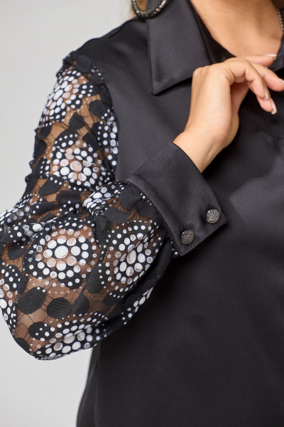 Блуза, брюки Fita 1353 черный - фото 6