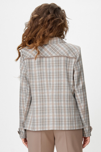 Жакет Fita 20751 бежево-коричневый - фото 9