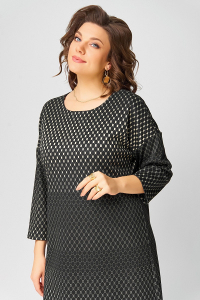 Платье Fita 5101 черно-бежевый - фото 6