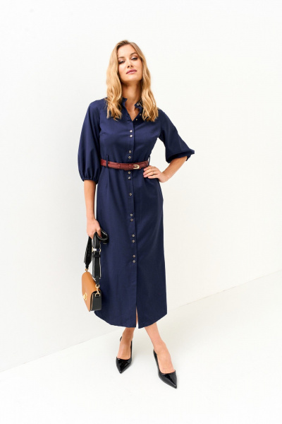 Платье Mars design 1051 синий - фото 5