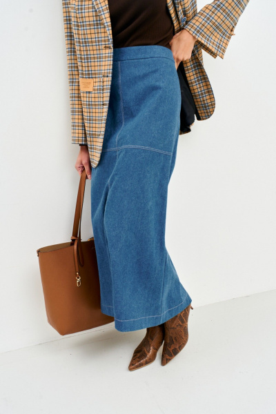 Юбка Mars design 1052 голубой - фото 6