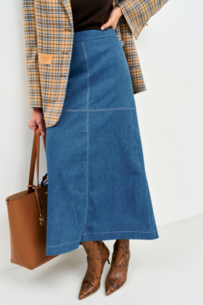 Юбка Mars design 1052 голубой - фото 5