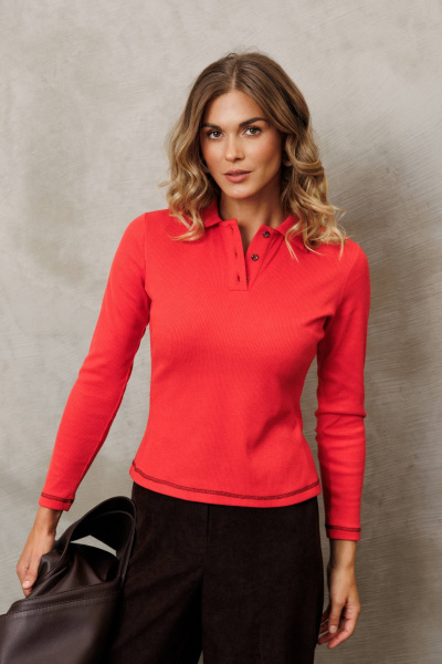 Джемпер Gizart 15419 морковный - фото 1