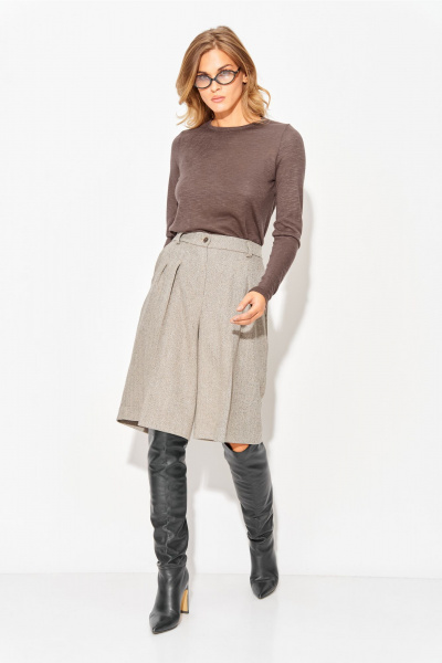 Шорты SILVERSPICE S-3309-1 серо-бежевый - фото 8