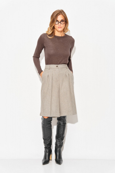 Шорты SILVERSPICE S-3309-1 серо-бежевый - фото 5